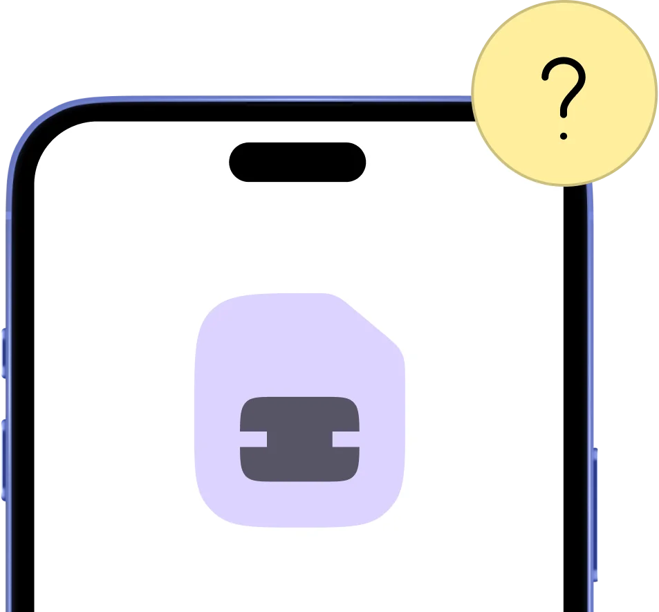 Mobile Data settings showing eSIM and Data Roaming toggle