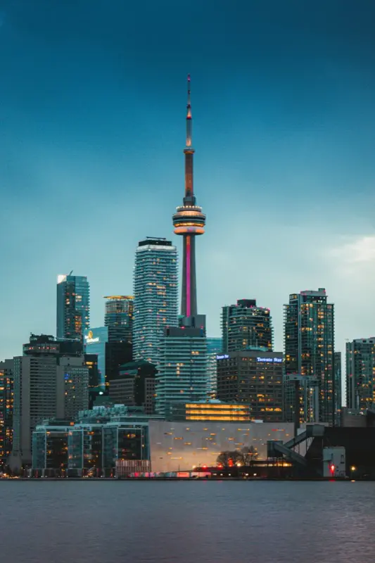 Cn Tower in Toronto Canada with HelloRoam eSIM data plan connectivity while traveling
