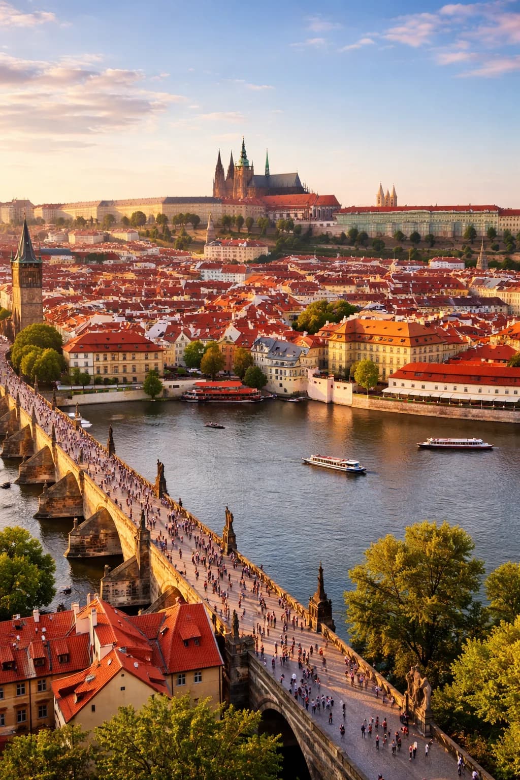 Prague eSIM with instant activation - international travel data plans - no roaming fees - 5G mobile network