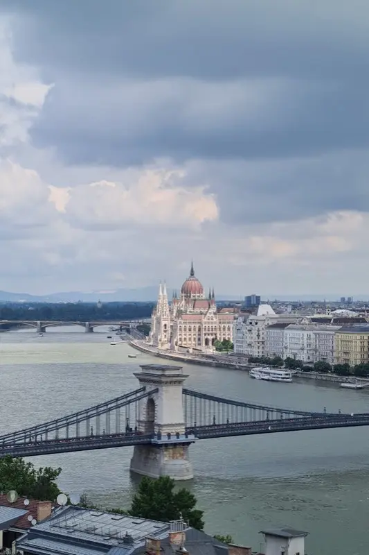 Hungarian Parliament Building Orszaghaz point de repère avec HelloRoam eSIM pour données de voyage