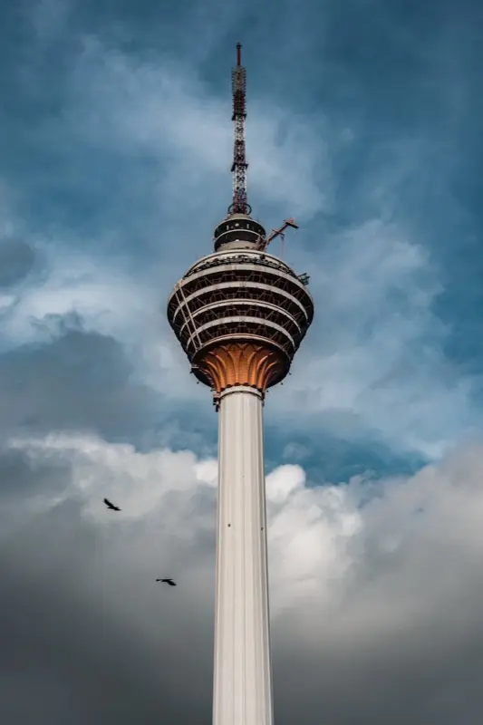 Menara Kuala Lumpur Kl Tower landmärke med HelloRoam eSIM för resedata
