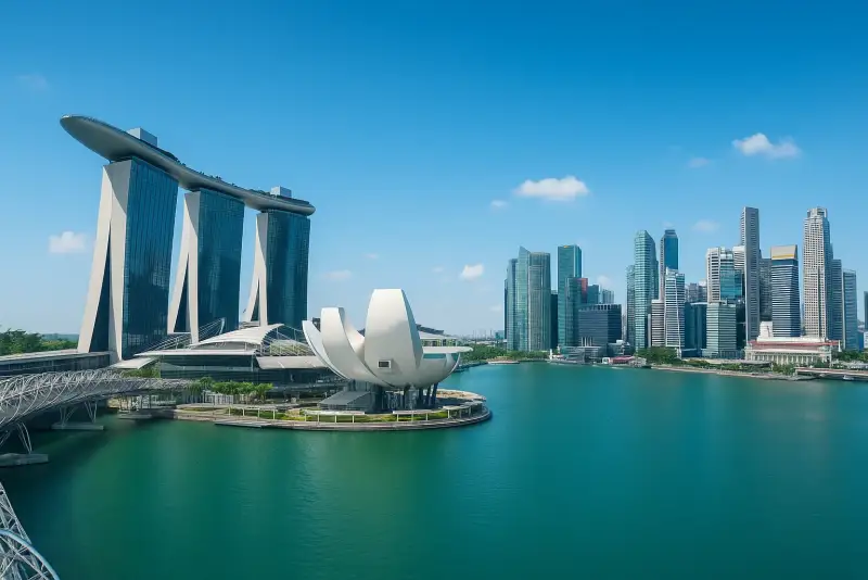 Singapore eSIM - Marina Bay Sands and Gardens by the Bay - travel data plans