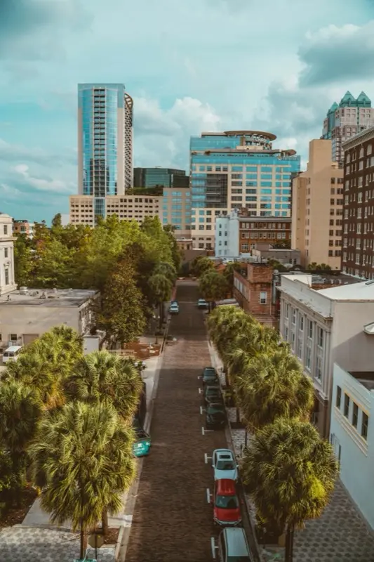 Downtown Orlando in Orlando United States with HelloRoam eSIM data plan connectivity