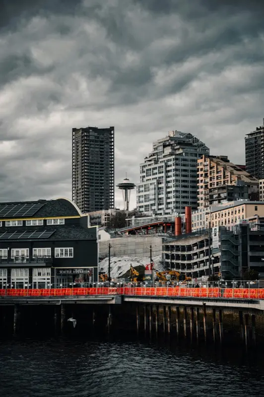 Foto van Seattle Waterfront met HelloRoam eSIM voor reisdata