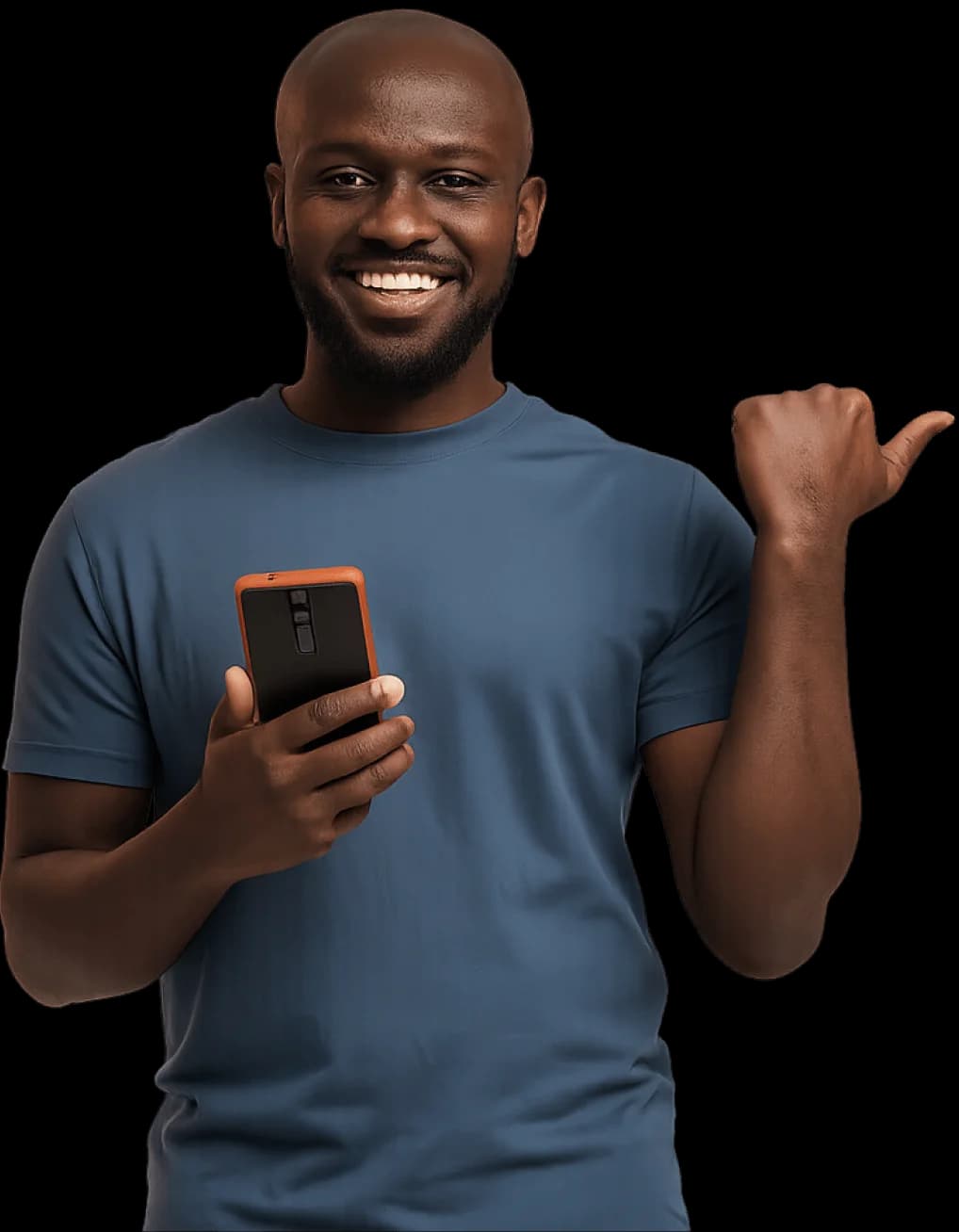 Phone mockup showing the HelloRoam app with an active eSIM plan