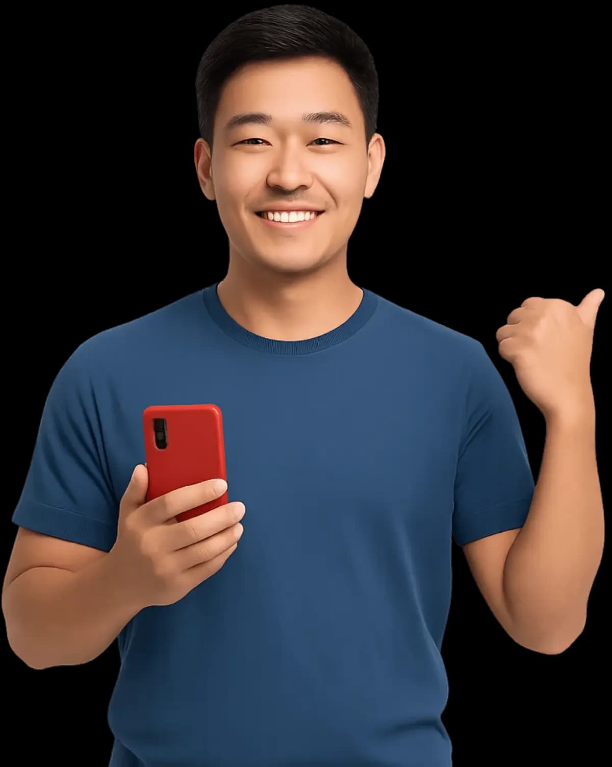 Person at a busy airport terminal comparing eSIM and physical SIM card options on their smartphone