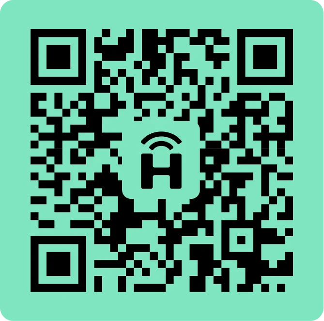 QR code to download HelloRoam eSIM app - scan for instant app installation on iOS and Android