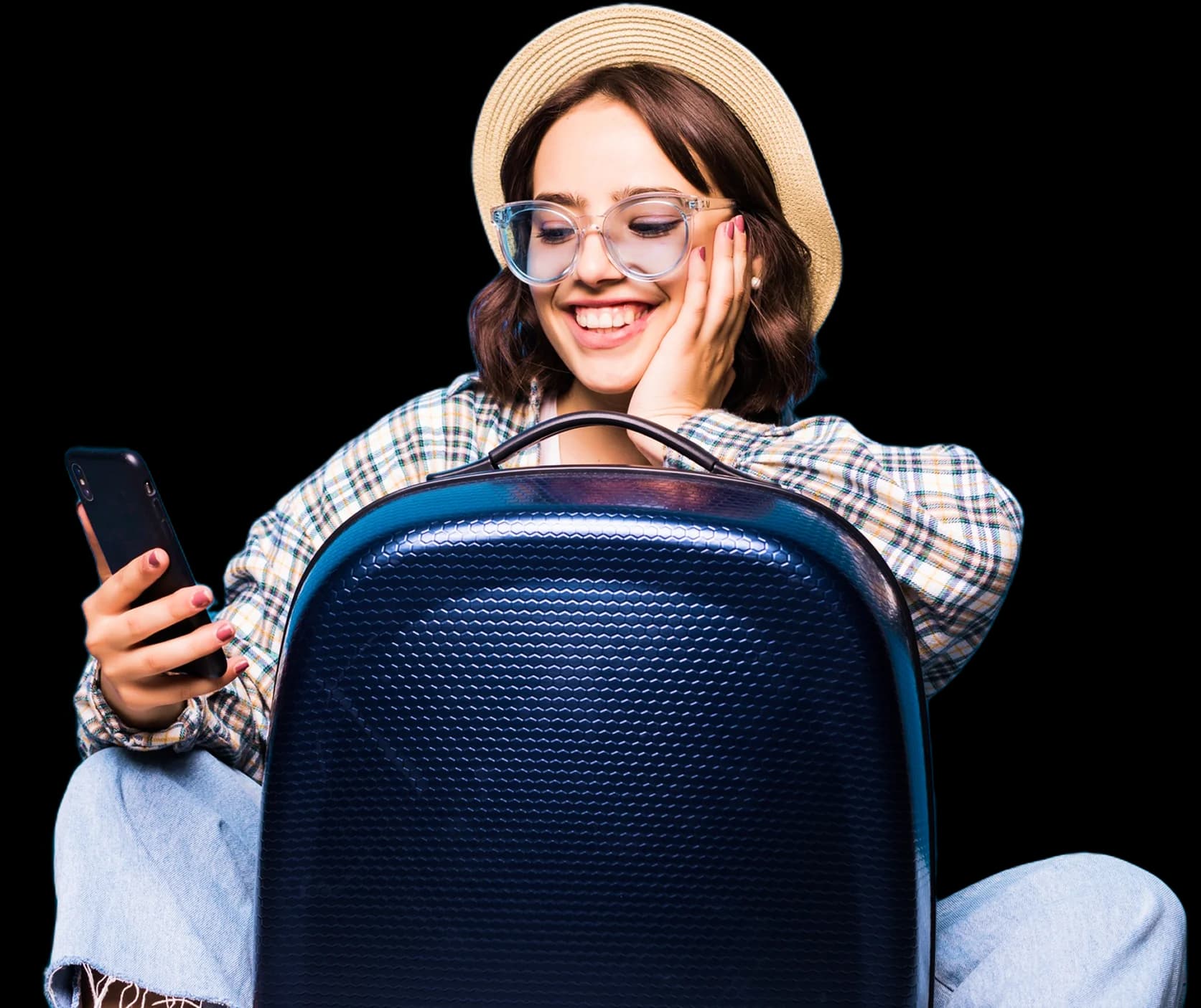 World map showing HelloRoam eSIM coverage across 175+ countries