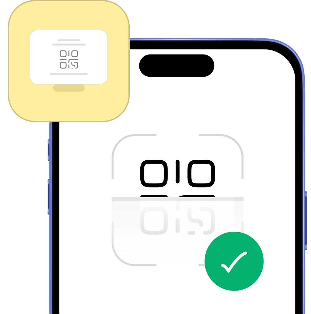 QR code scan method to activate eSIM on iPhone