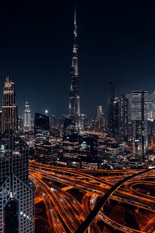 Burj Khalifa Downtown Dubai in Abu Dhabi - top attraction for travelers with eSIM connectivity