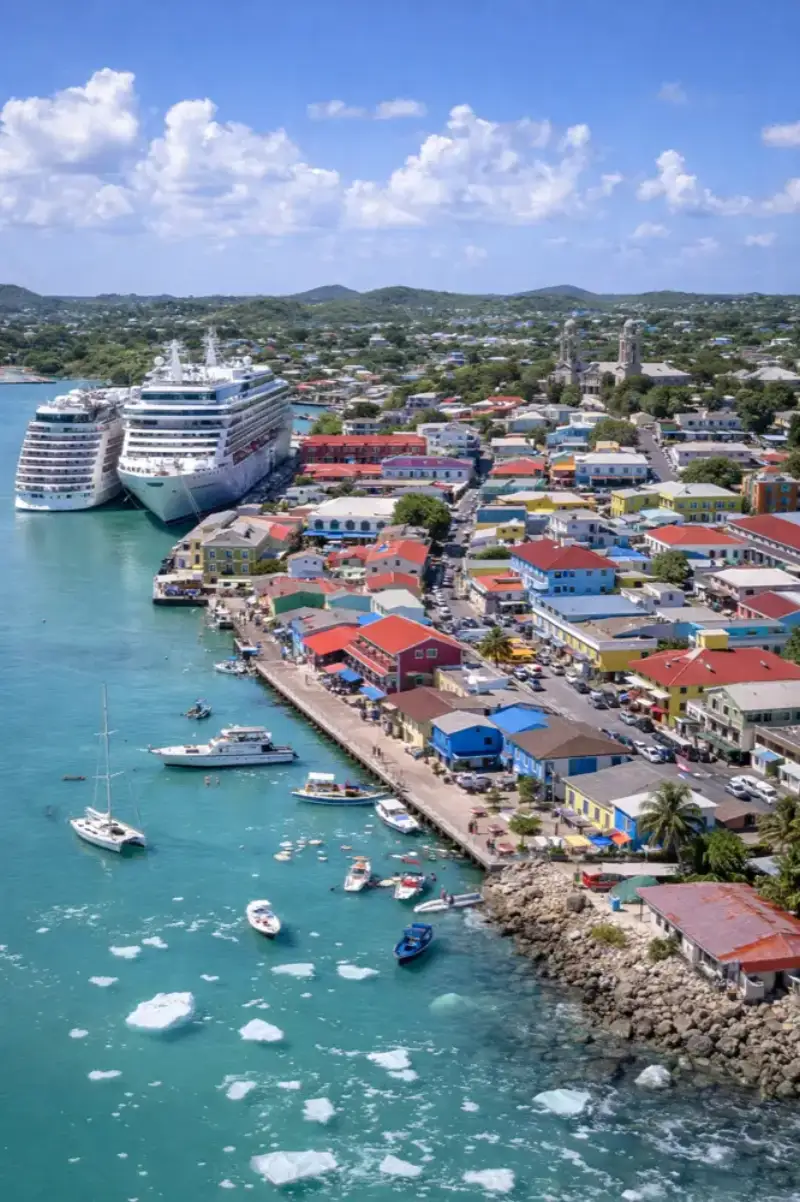 Couverture mobile HelloRoam à Saint Johns en Antigua-et-Barbuda avec forfait eSIM pour voyageurs internationaux