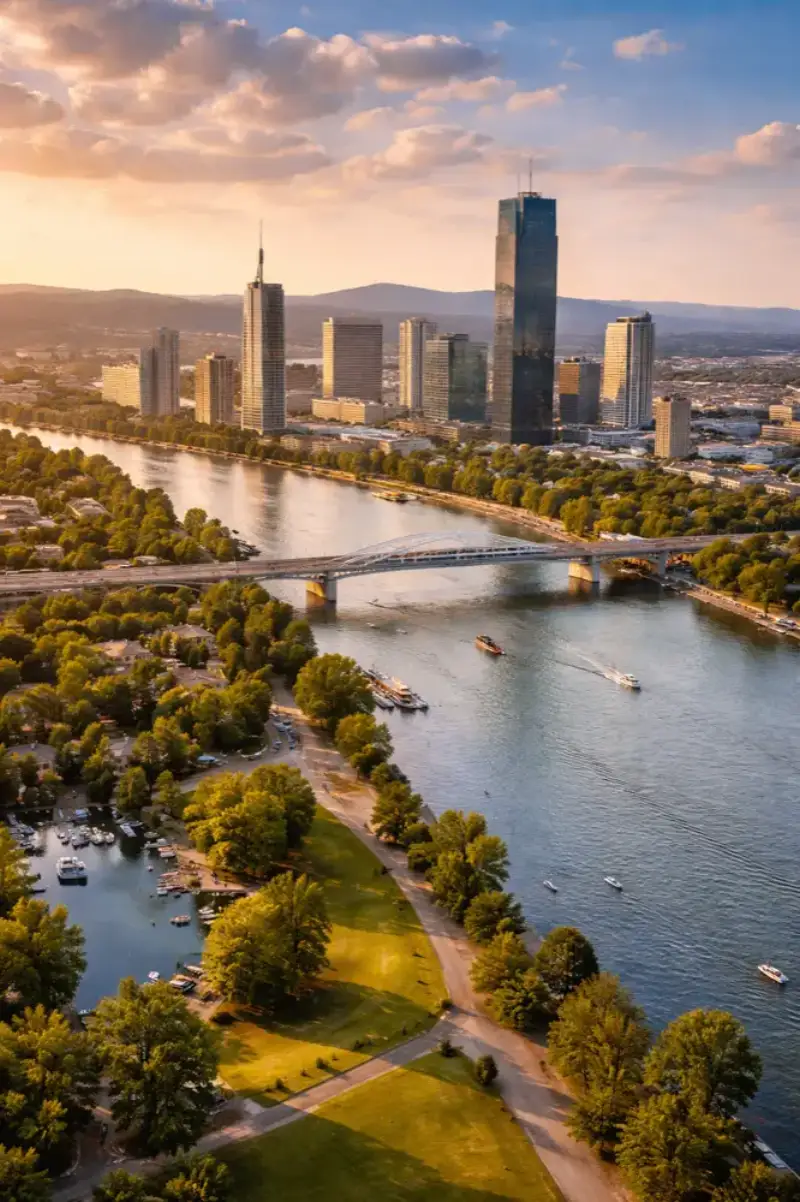 بيانات موبايل في Donaustadt النمسا مع خطة eSIM HelloRoam للمسافرين