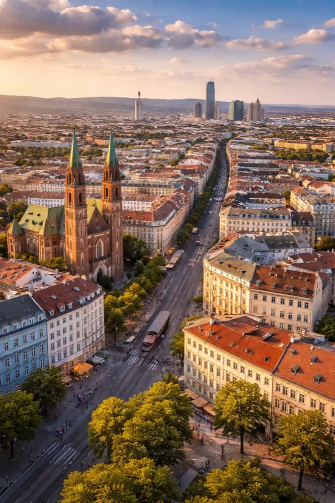 HelloRoam eSIM-Datenplan für Favoriten Österreich mit mobiler Abdeckung