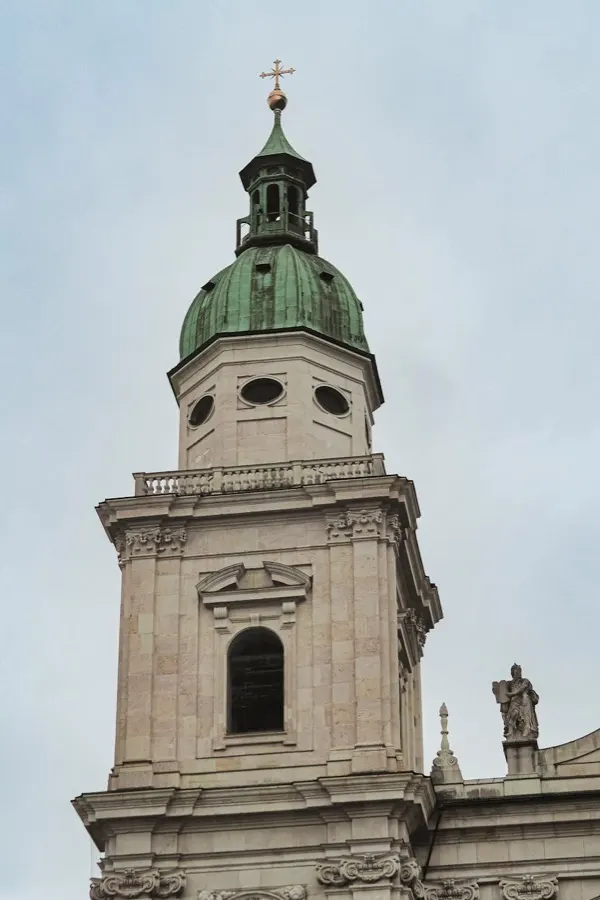 eSIM data plan for Salzburg, Austria, with 3 Austria 5G coverage near Hohensalzburg fortress