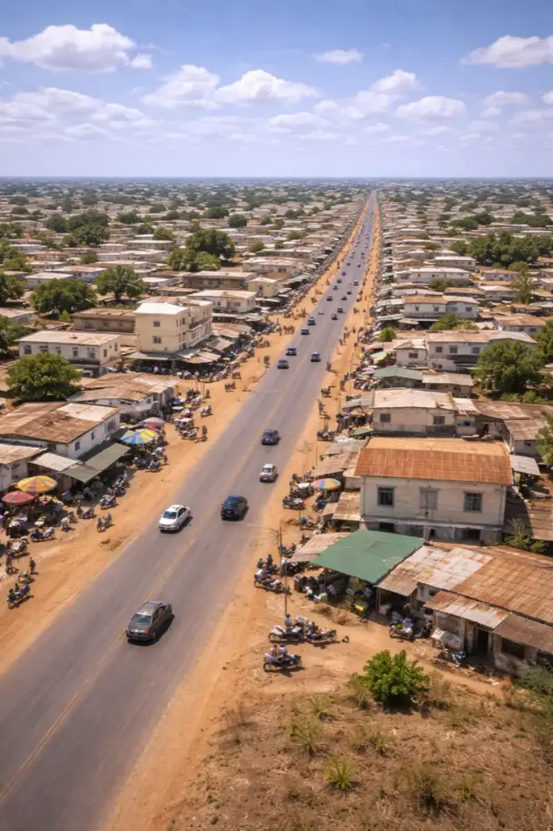 HelloRoam eSIM-dataplan voor Parakou in Benin met snelle mobiele dekking