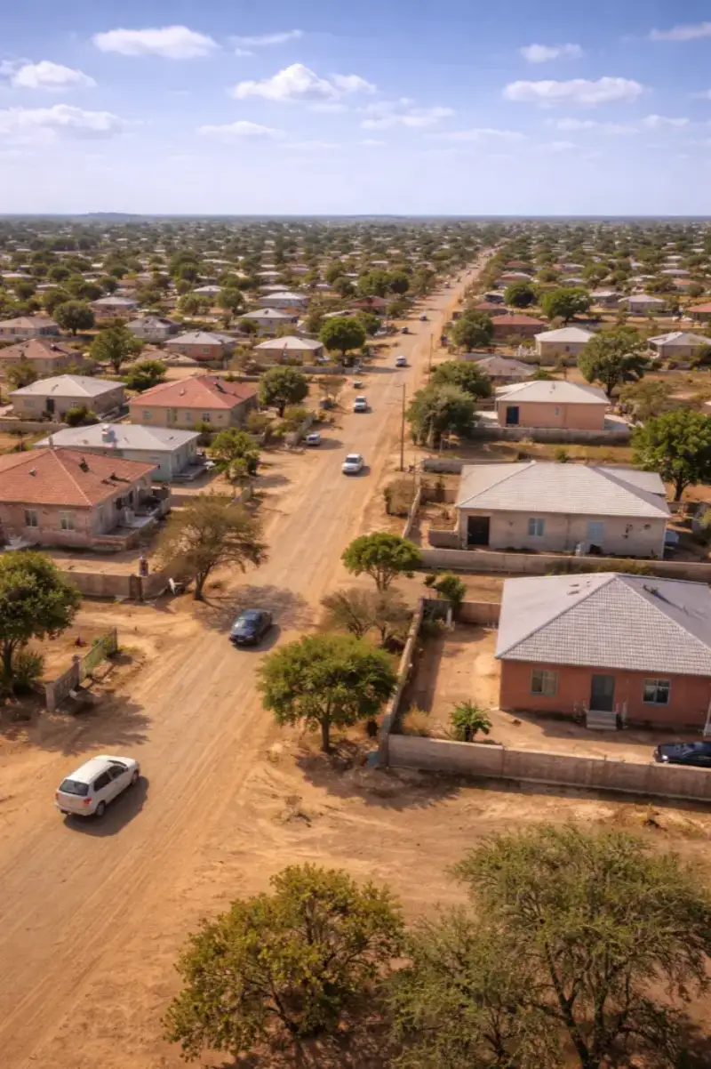 HelloRoam eSIM-Datenplan für Mogoditshane Botswana mit mobiler Abdeckung