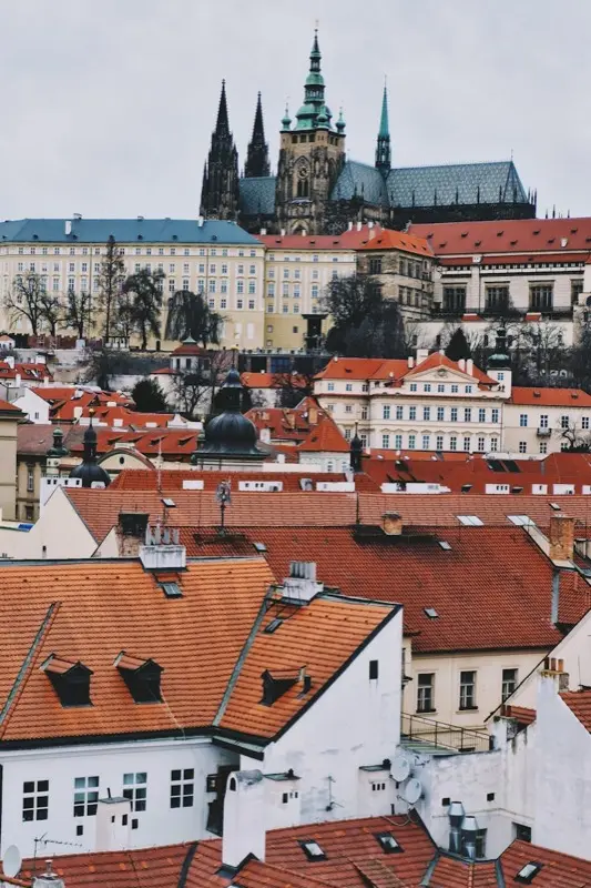 Prague Castle And St Vitus Cathedral in Prague Czech Republic with HelloRoam eSIM
