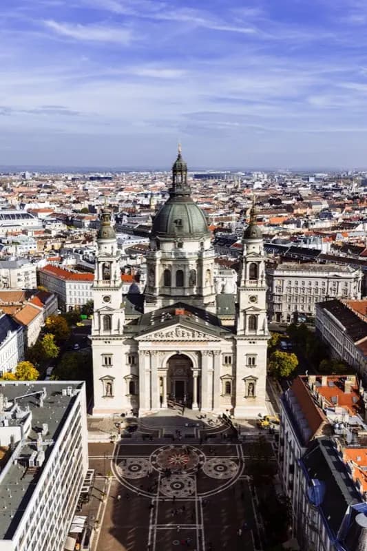 St Stephens Basilica Budapest destino de viaje con HelloRoam eSIM para conexión a internet