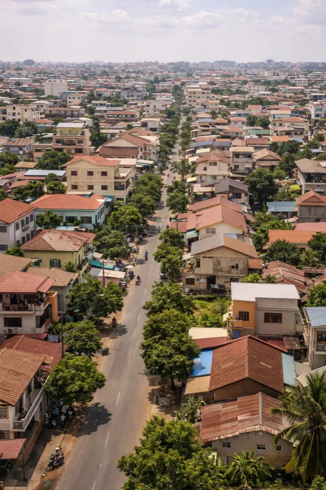 Esim Khan Chamkar Mon Cambodja med HelloRoam eSIM mobildata for rejsende