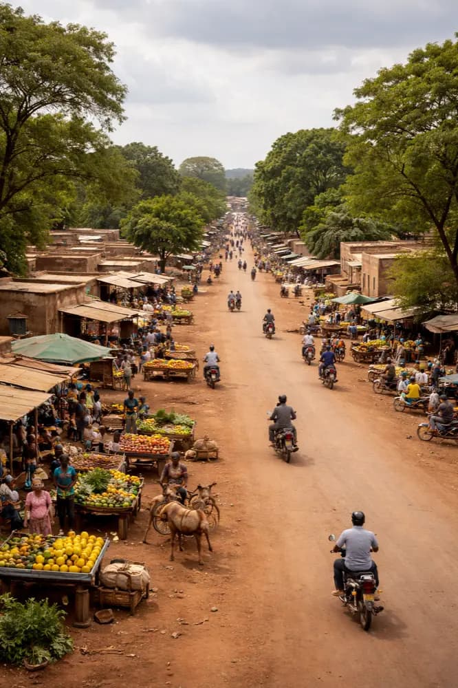 Acoperire eSIM în Sikasso, Mali de la HelloRoam cu internet mobil rapid