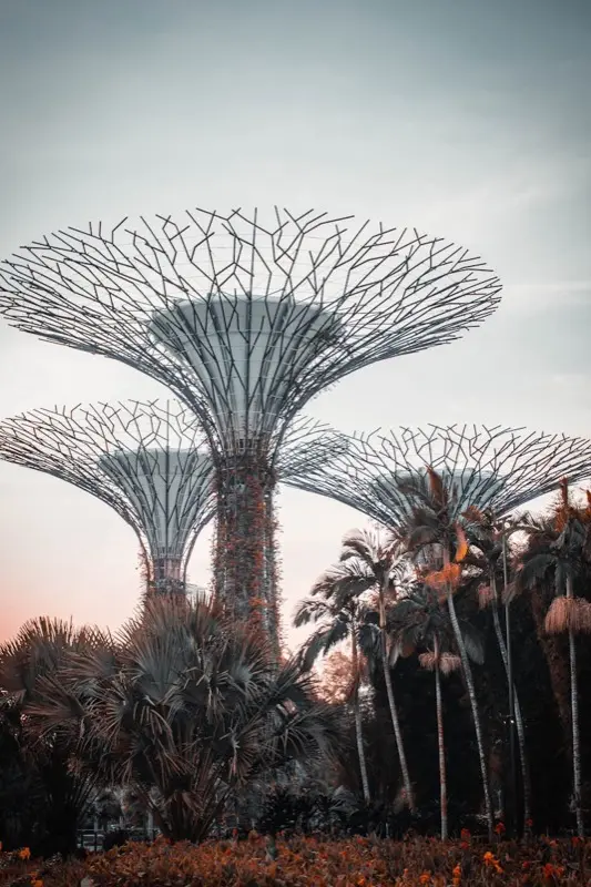 Gardens By the Bay Supertrees s HelloRoam eSIM podatkovnim planom za povezanost putnika