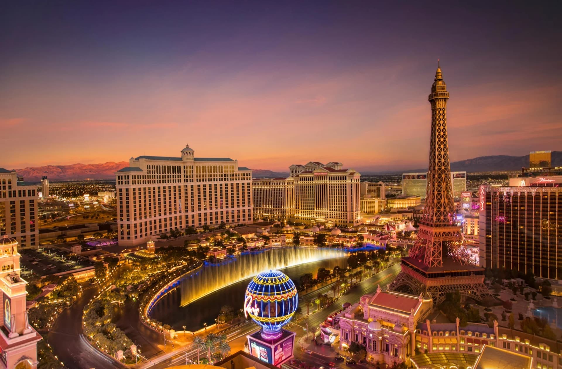 Plano eSIM Las Vegas com rede T-Mobile 5G - dados para viagem internacional a partir de $3.35/dia - sem tarifas de roaming