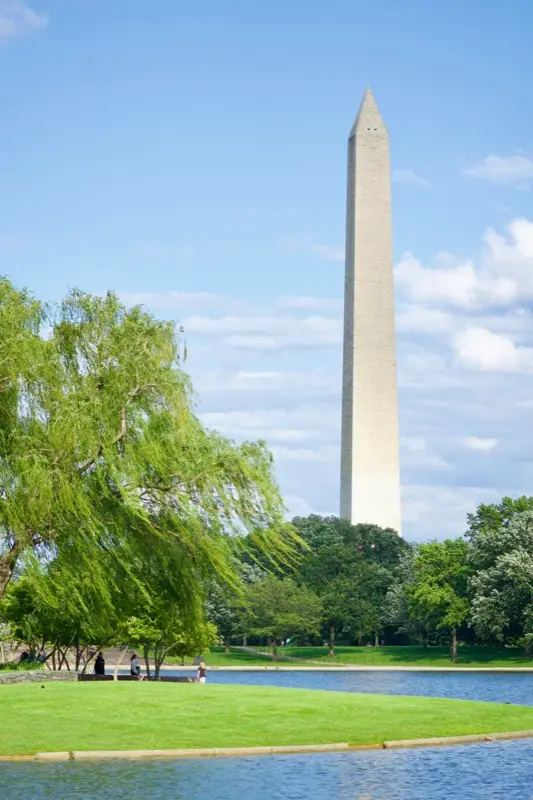 National Mall punto de referencia con HelloRoam eSIM para datos de viaje