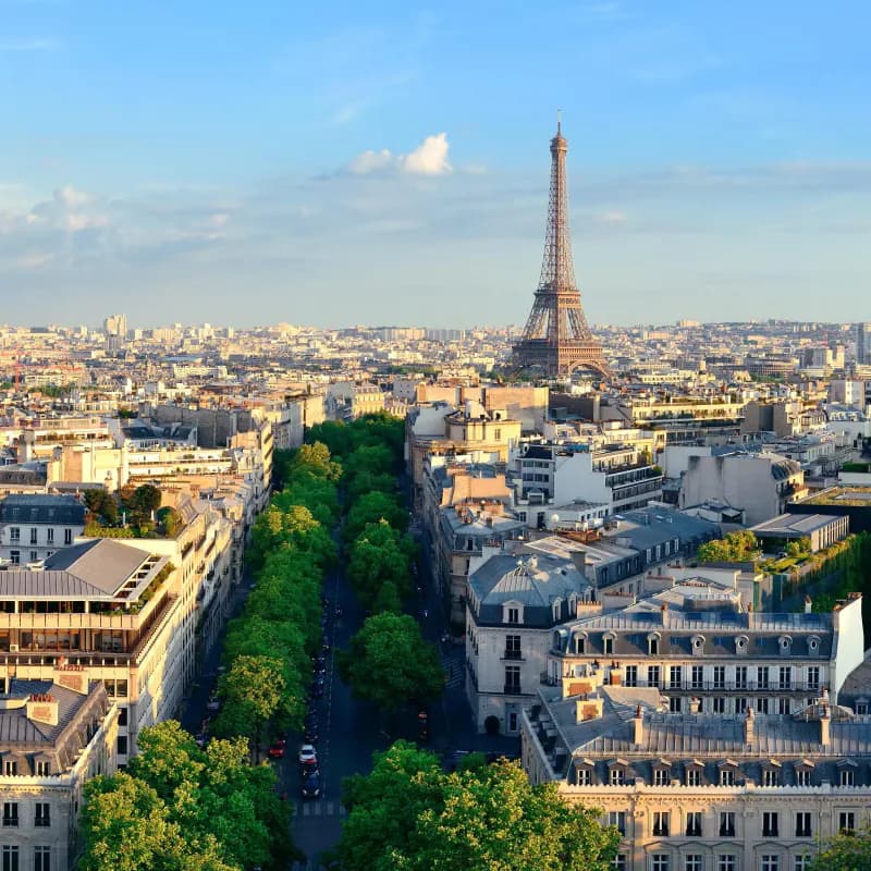 France destination card
