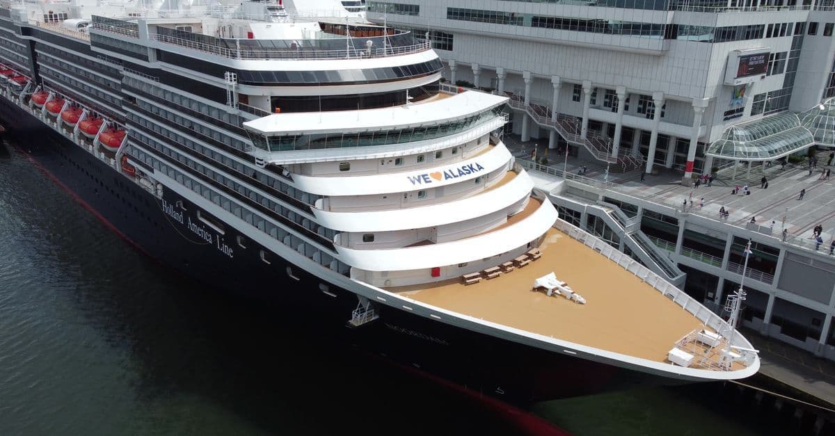 Passengers boarding a cruise ship at the ocean cruise terminal berth 46 Southampton during embarkation.