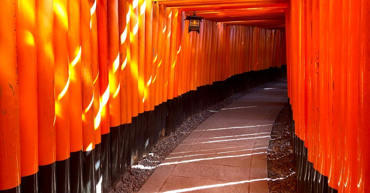 Rows of vibrant orange torii gates at Fushimi Inari Shrine, Kyoto, ideal for a 2026 japan itinerary