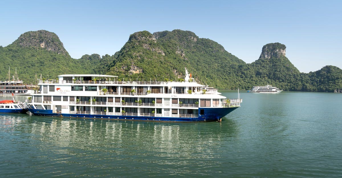 Du thuyền halong bay cruise neo đậu bình yên giữa khung cảnh vịnh huyền ảo và yên tĩnh