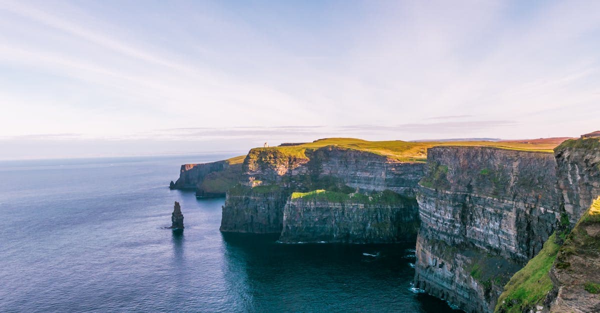 Iconic Cliffs of Moher in County Clare, comparing travel eSIM apps to find the best Ireland data plan.