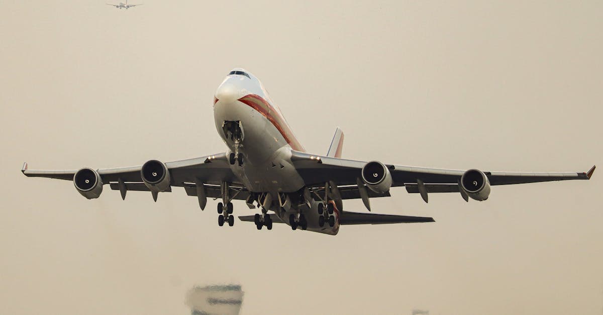 Boeing 747 taking off from Miami airport, representing the need for reliable eSIM international data coverage abroad