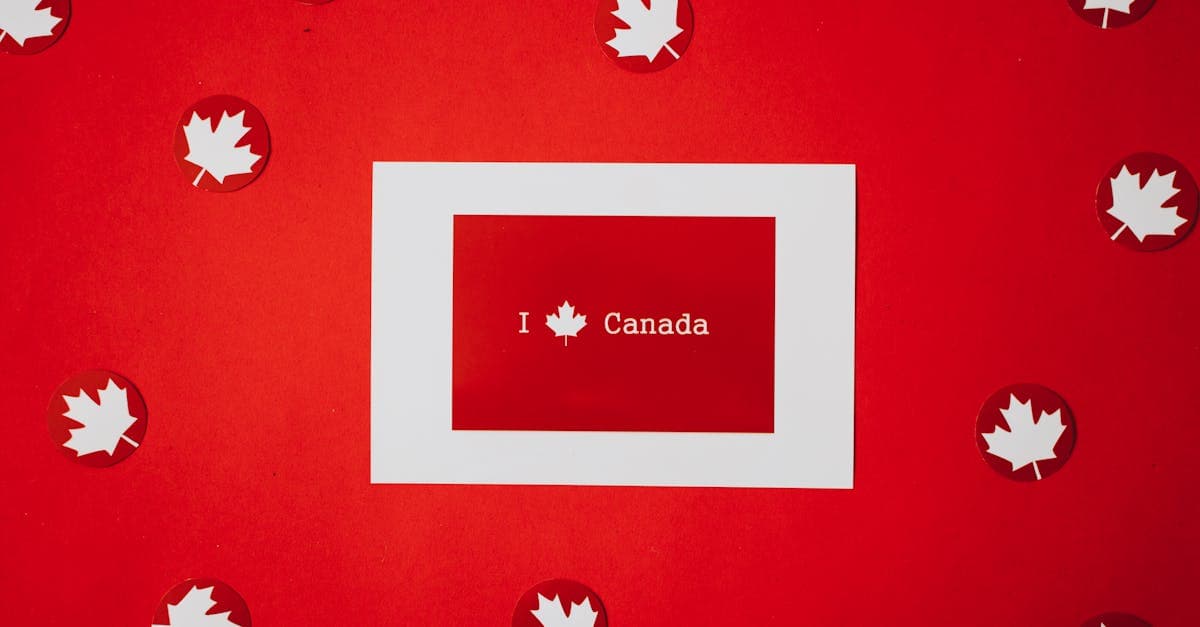 Red and white Canadian flag with maple leaves representing Canada Day and travel eSIM connectivity options