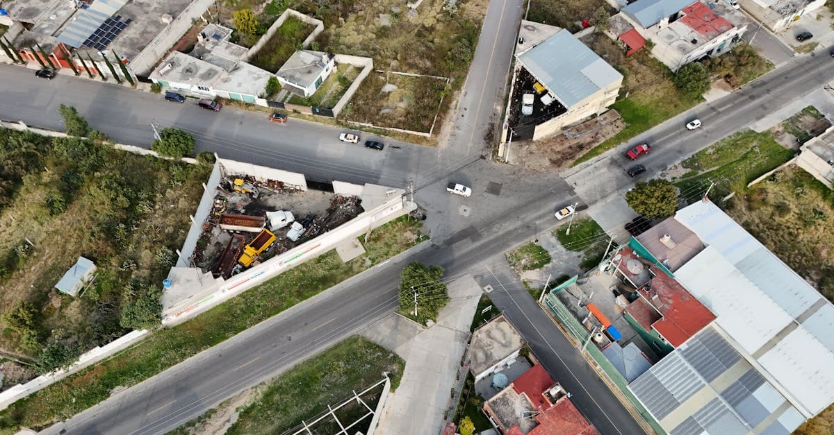 Panorámica aérea de las calles de Pachuca de Soto, cerca del Best Western Plus Santa Cecilia Pachuca.