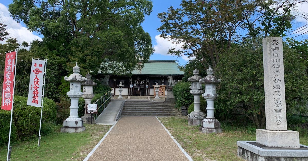 安井金比羅宮の参拝前に押さえたい境内入口と青々とした緑に囲まれた静かな参道の風景