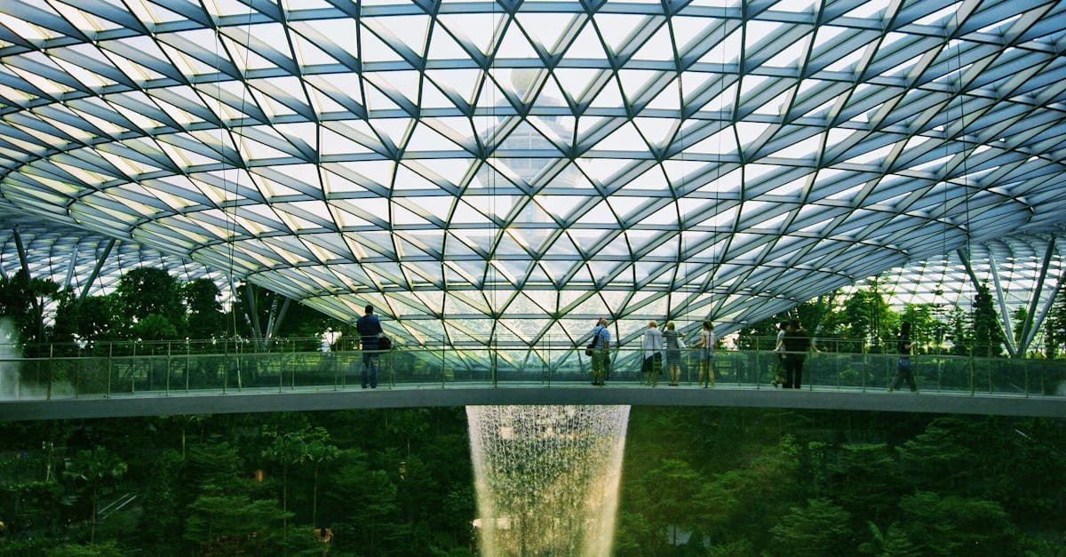 Jewel Changi Airport's iconic indoor waterfall showcasing Singapore's appeal over Southeast Asia travel eSIM destinations