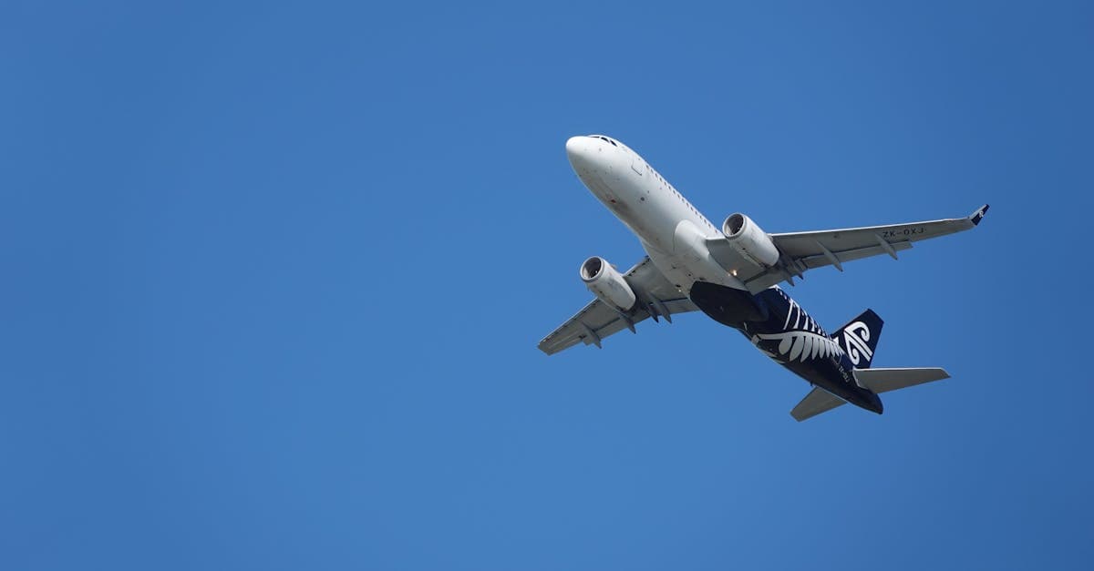 Airplane soaring over New Zealand landscape during the cheapest months for budget flights New Zealand.![image