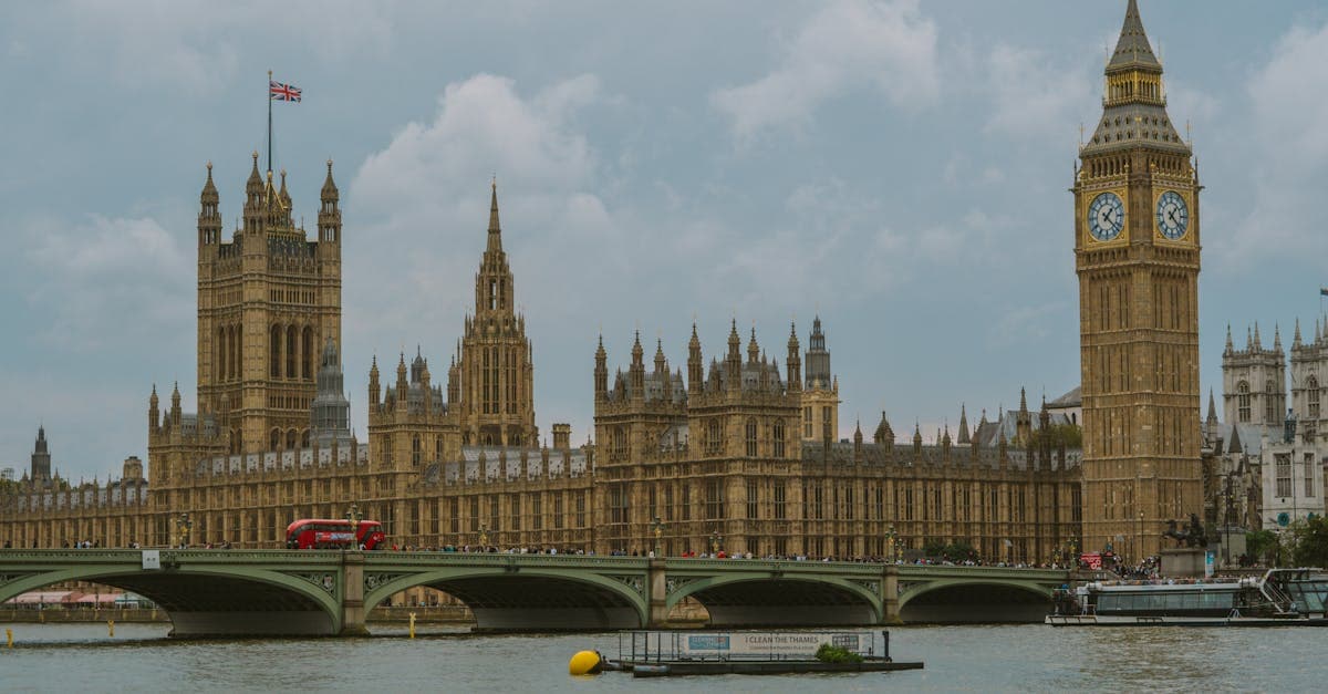 Big Ben e a Ponte de Westminster sobre o Tamisa, símbolo do tempo em Londres ao longo do ano