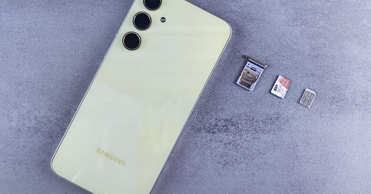 Yellow smartphone with SIM tray showing top travel sim card options for Australia in 2026