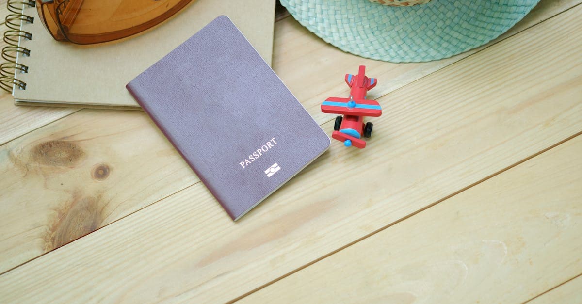 Passport, notebook, and travel essentials laid out flat, representing what travel insurance covers in India.