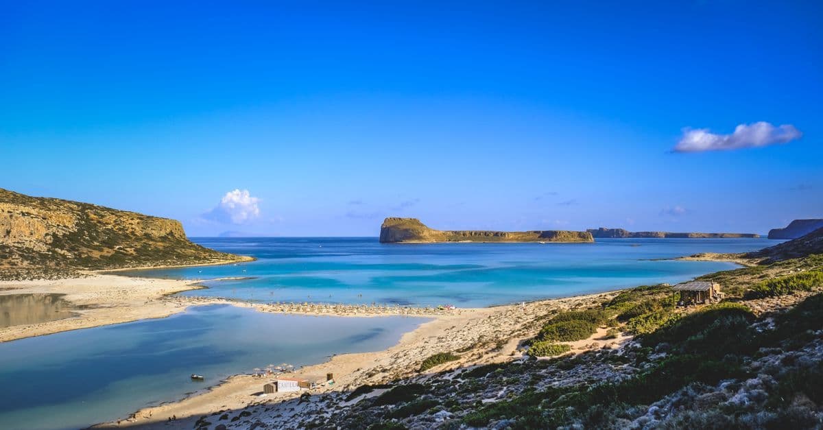 La plage de Balos avec ses eaux turquoise, repère géographique incontournable de la Crète en Europe