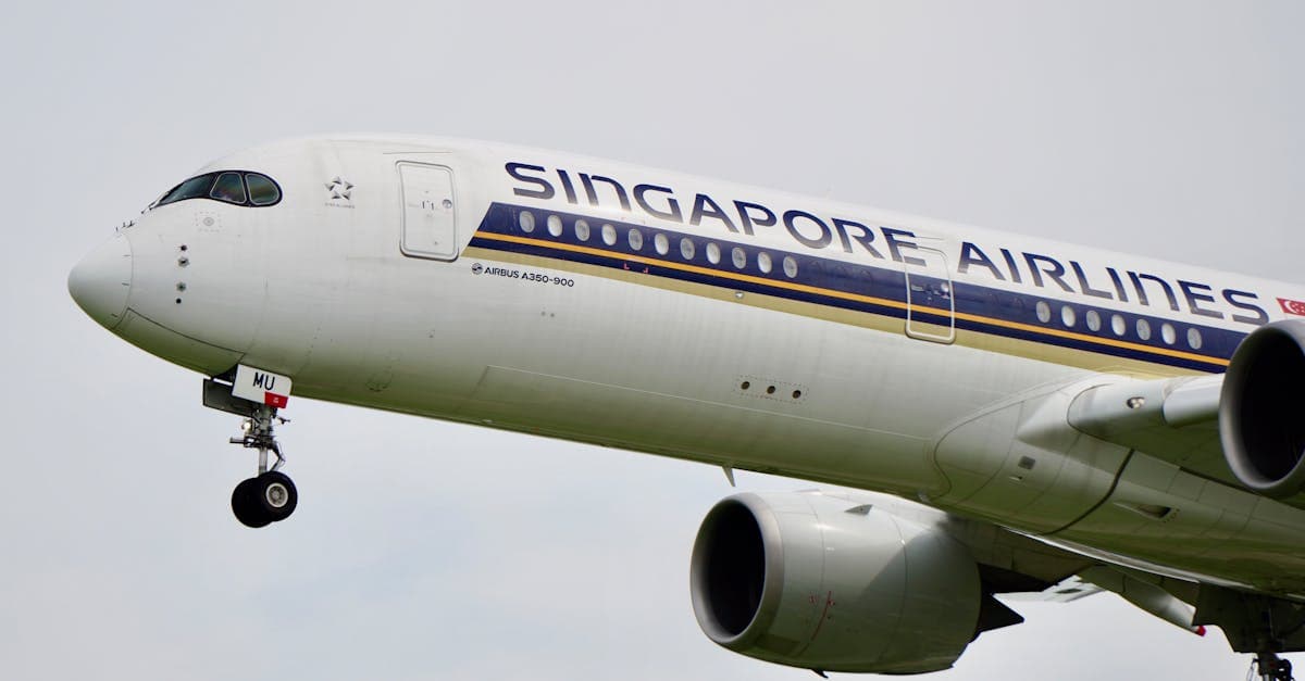 Singapore Airlines Airbus A350-900 cruising at altitude, representing the cheapest months to book Singapore Airlines fares.